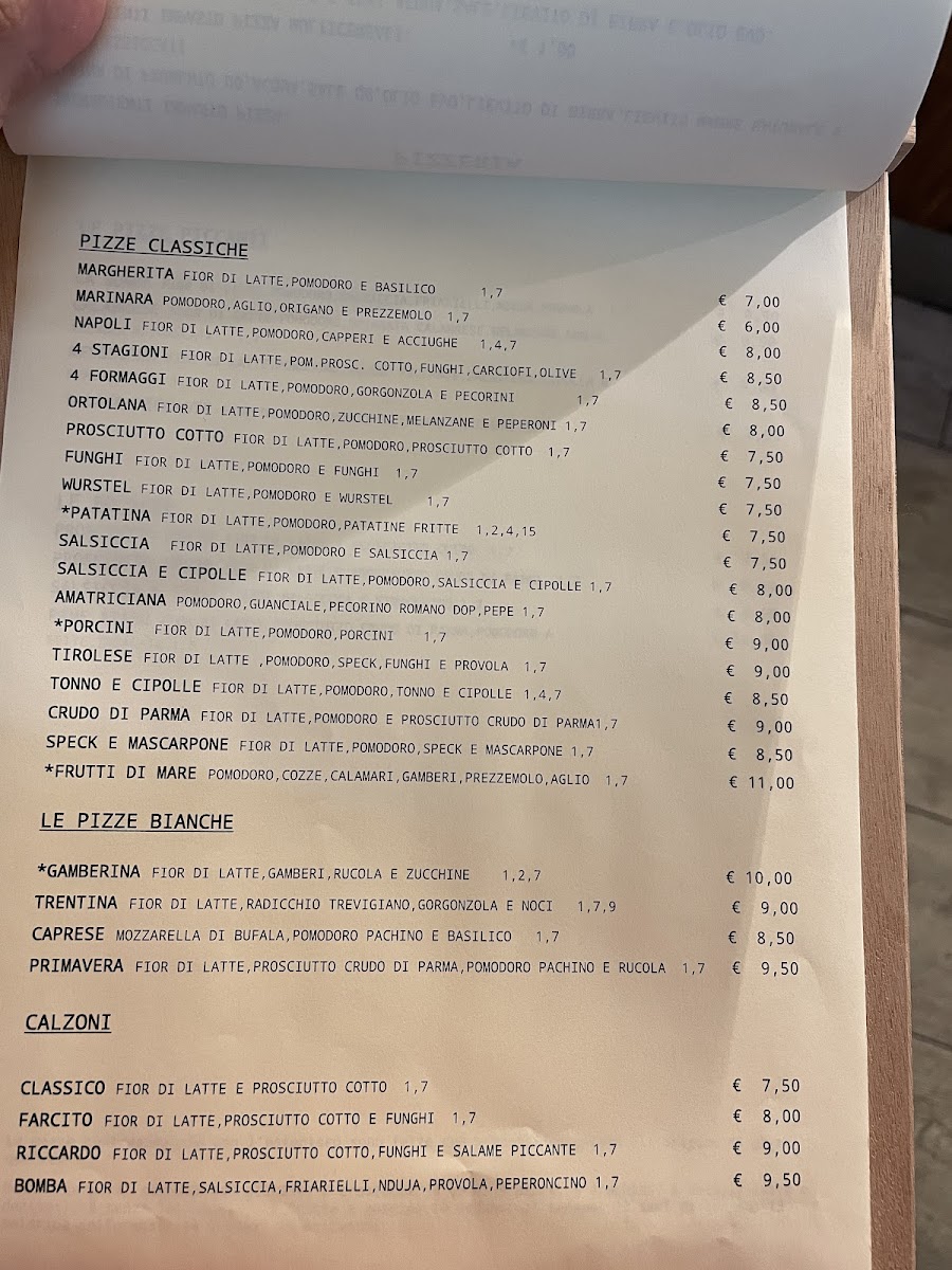 Menu - La Conca Pizzeria photo 4